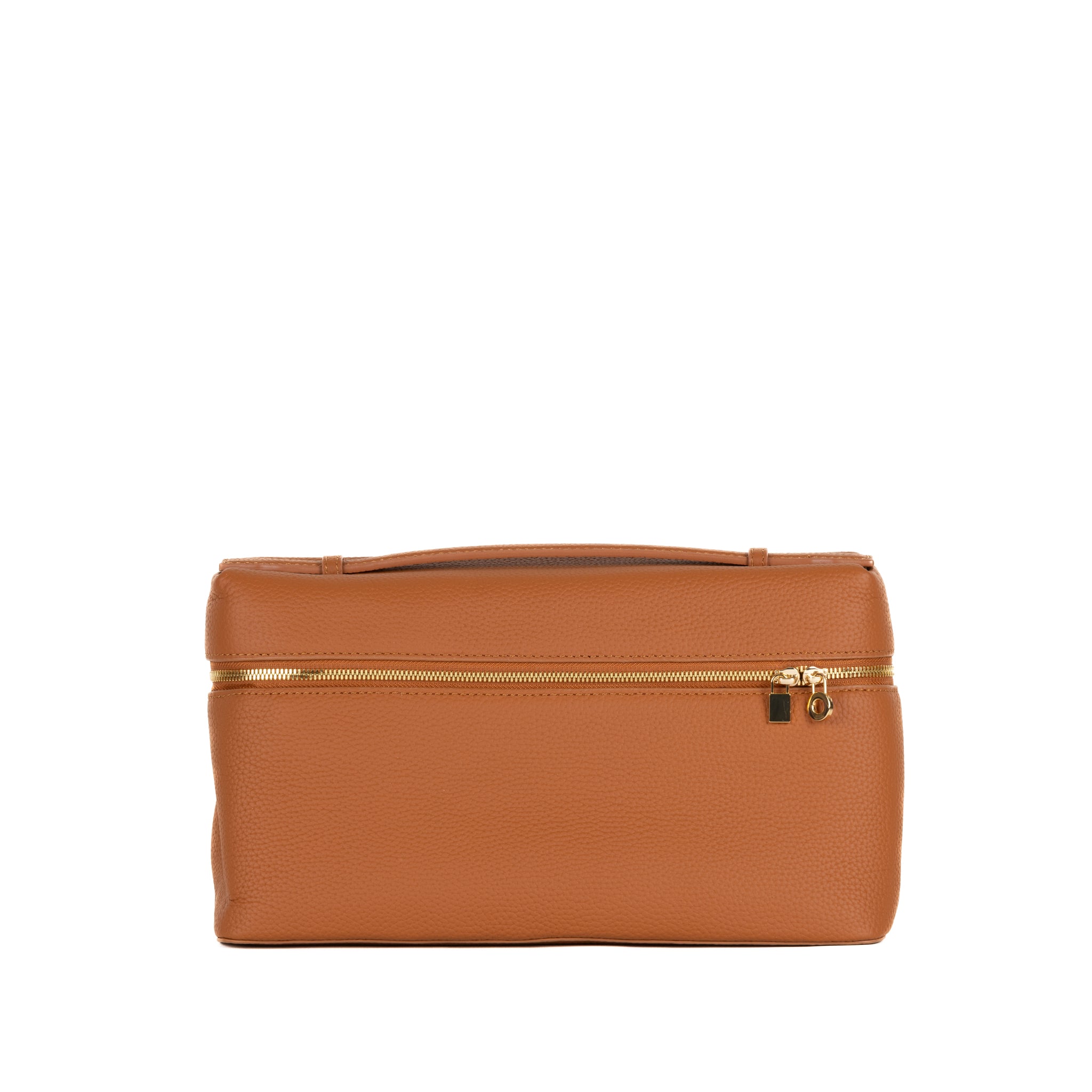 Inès Leather Handbag 27 - Camel