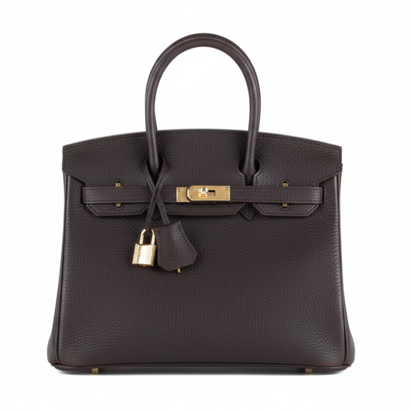 Joelle Leder Handtasche 30 - Schwarz