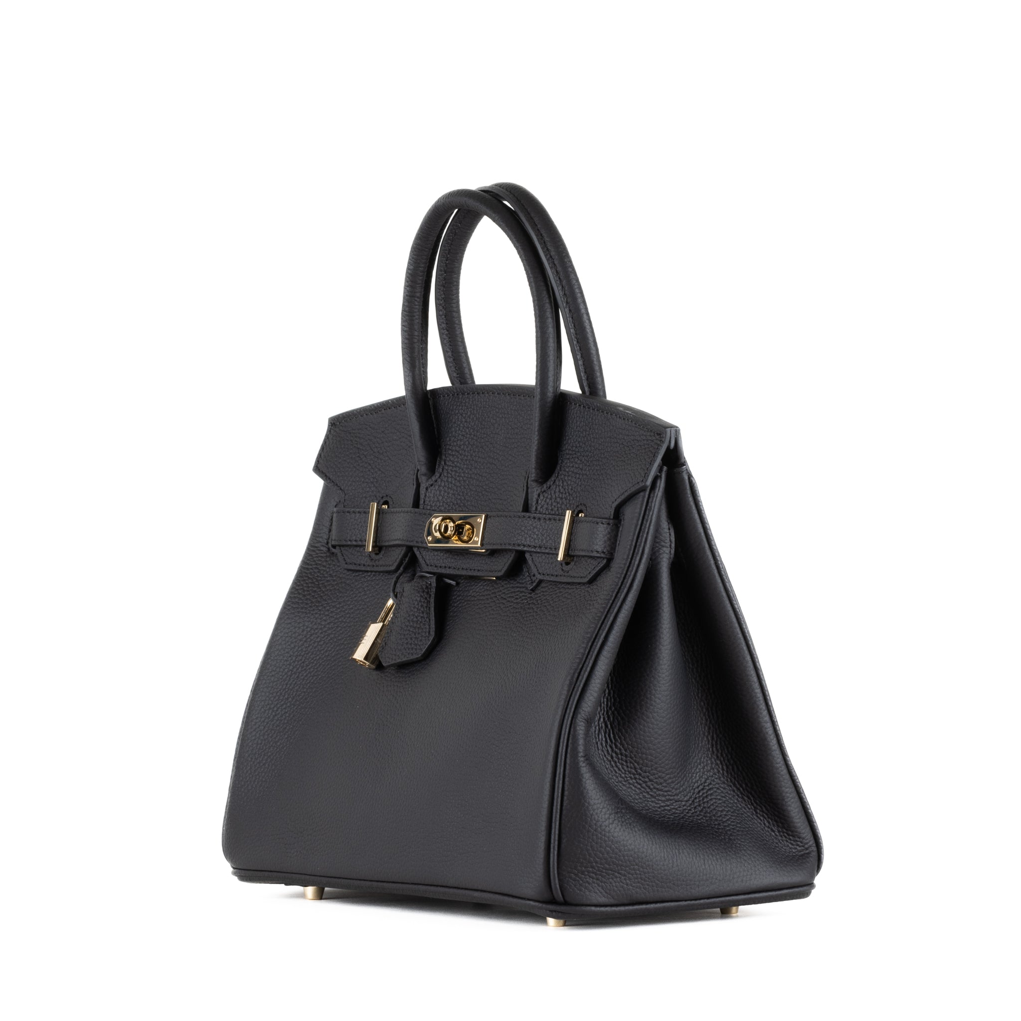 Joelle Leather Handbag 30 - Black