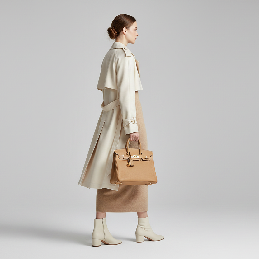 Joelle Leder Handtasche 30 - Peanut