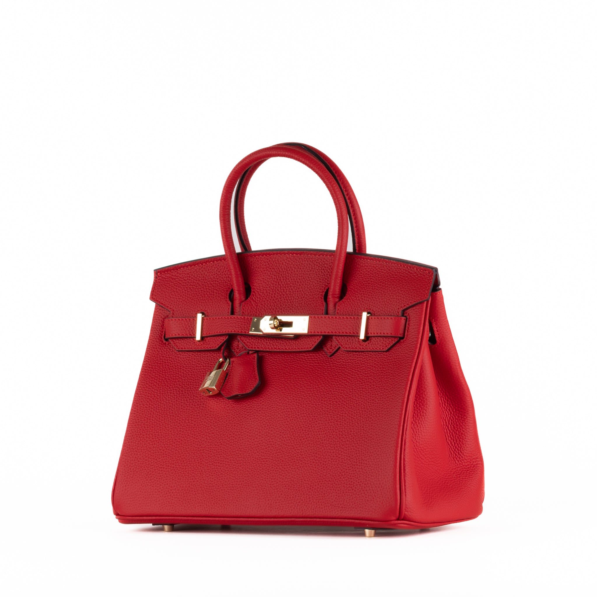 Sac à main Joelle en cuir 30 - rouge