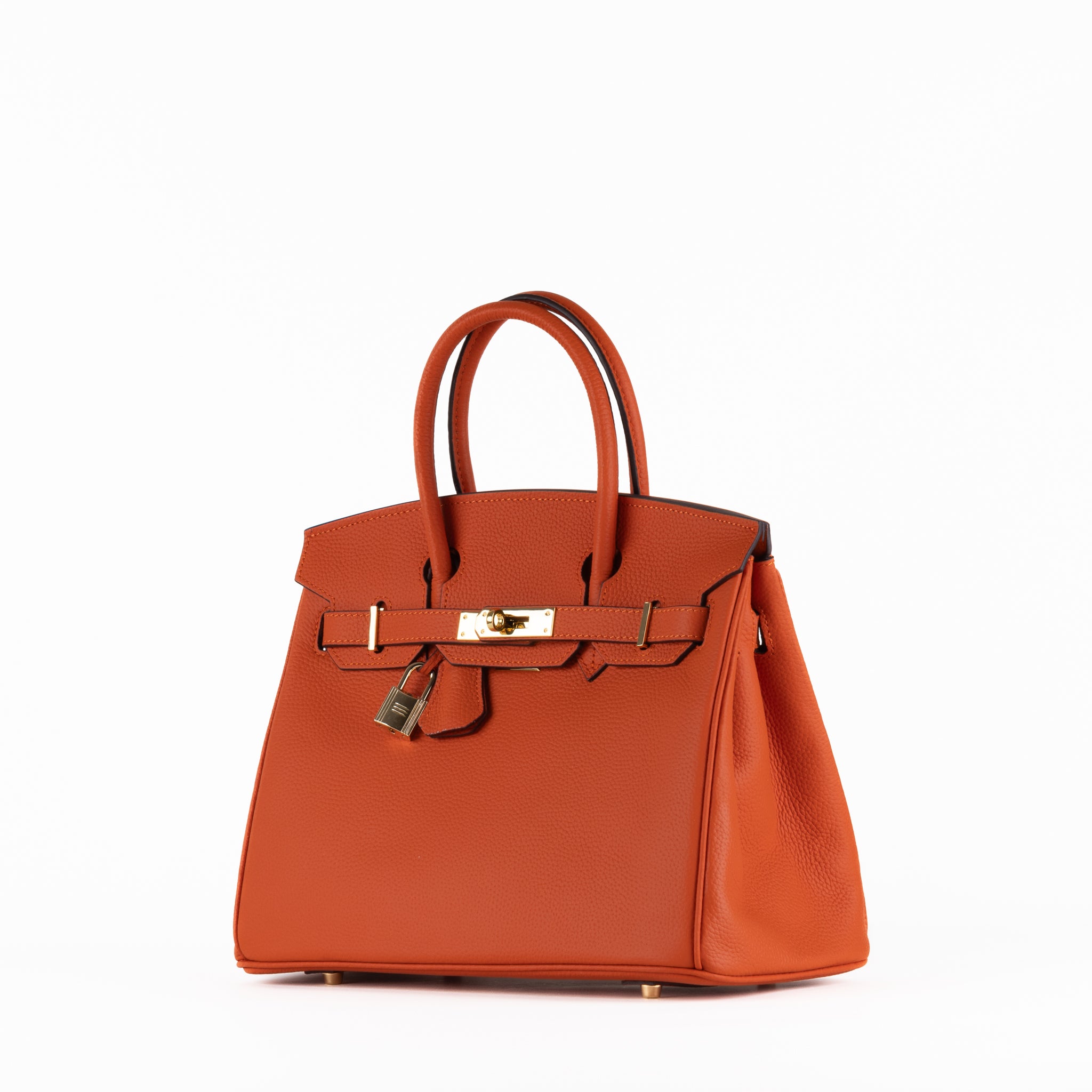 Joelle Leather Handbag 30 - Orange