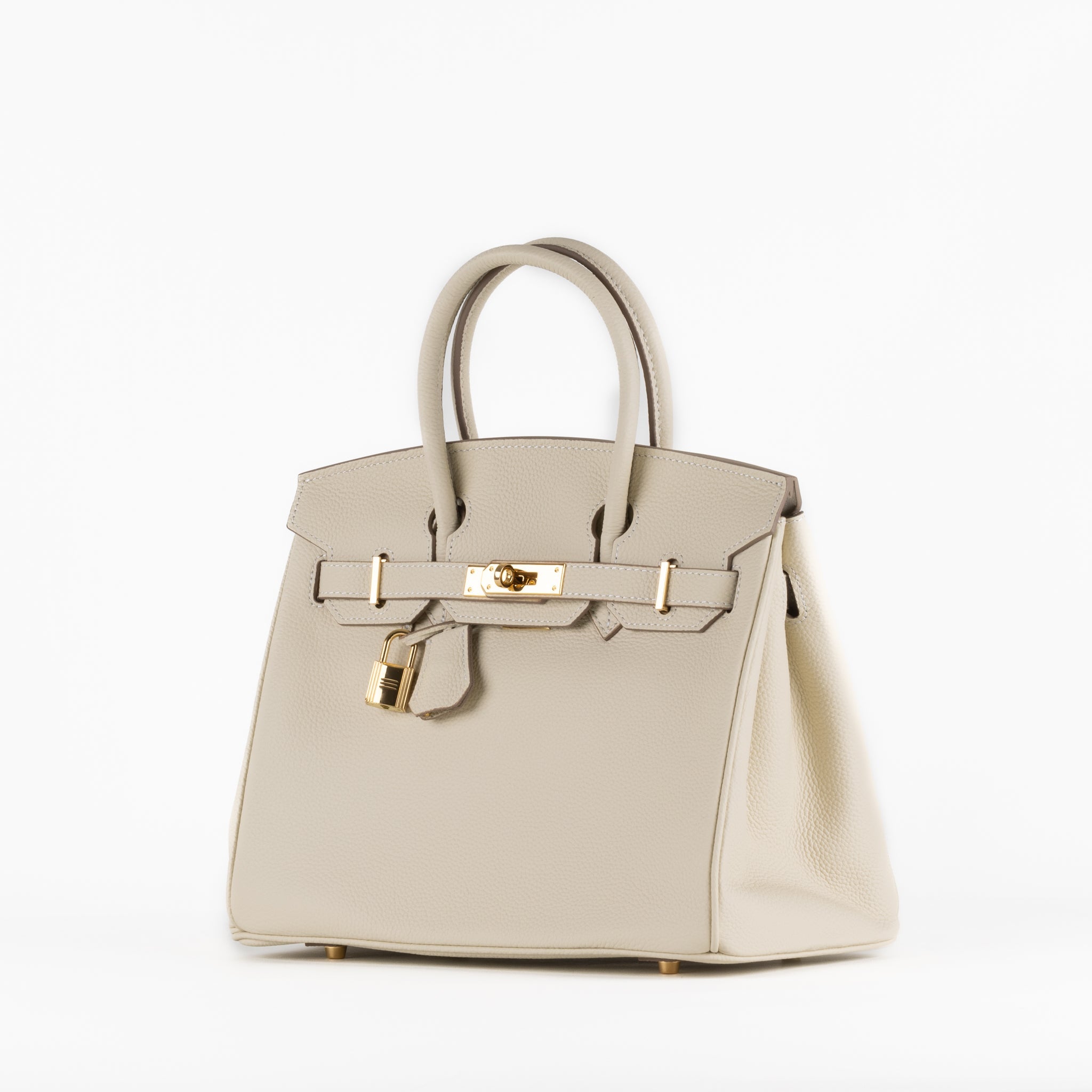 Sac à main Joelle Leather 30 - Crème