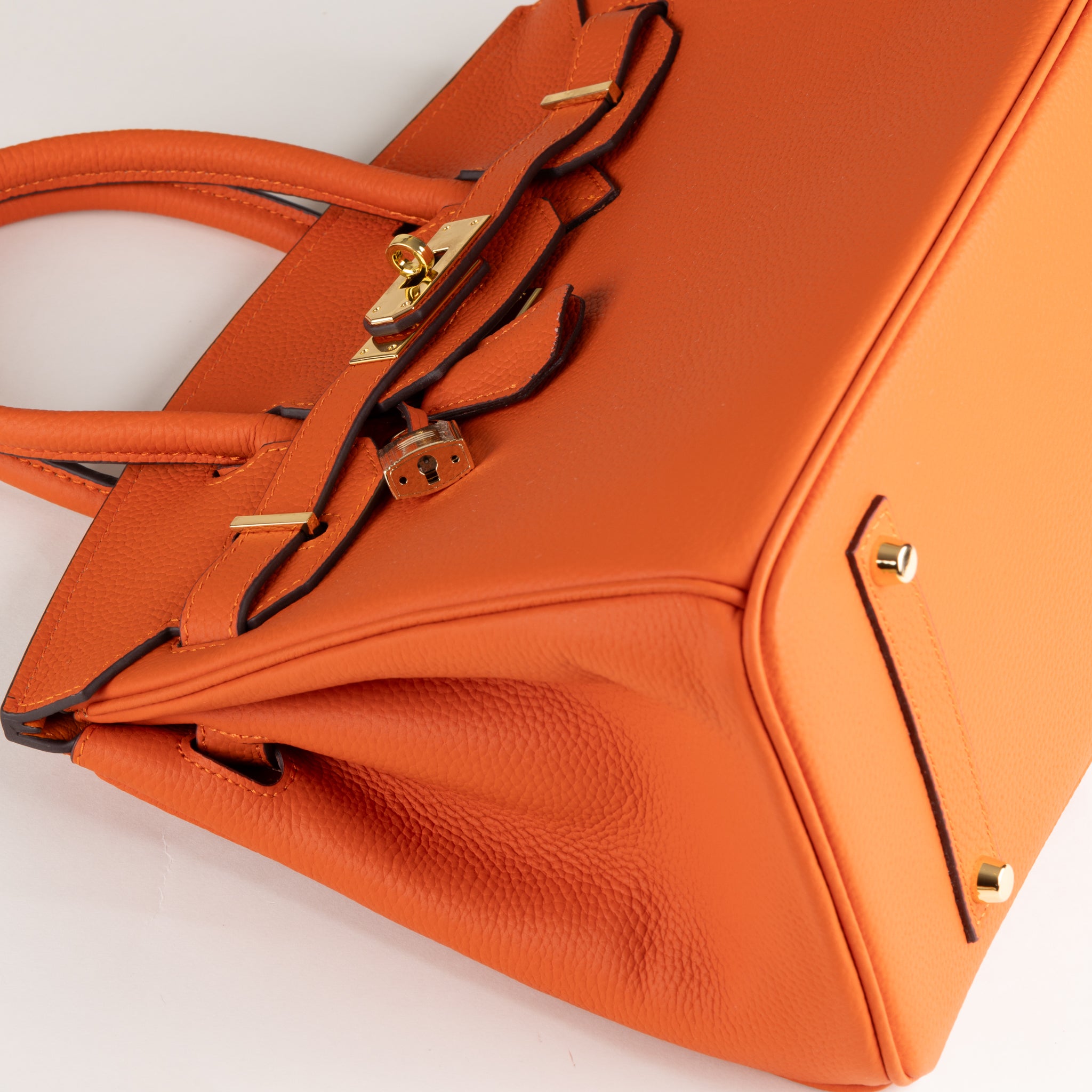 Joelle Leather Handbag 30 - Orange