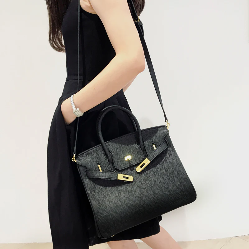 Sac à main Joelle en cuir 30 - noir