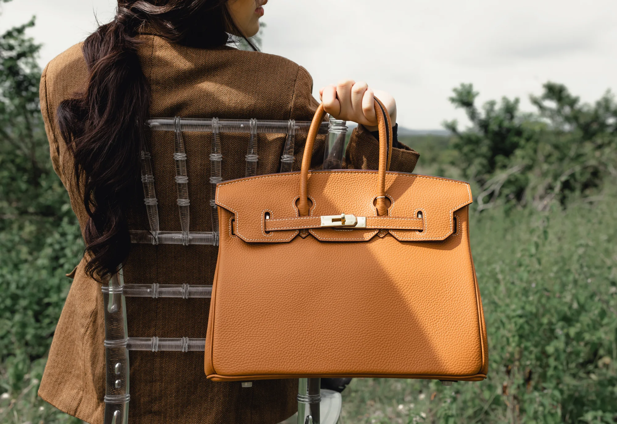 Sac à main Joelle en cuir 30 - marron