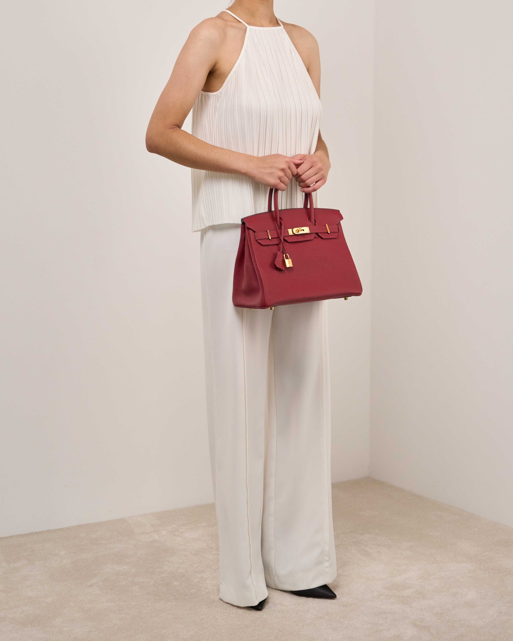 Sac à main Joelle Leather 30 - Cherry
