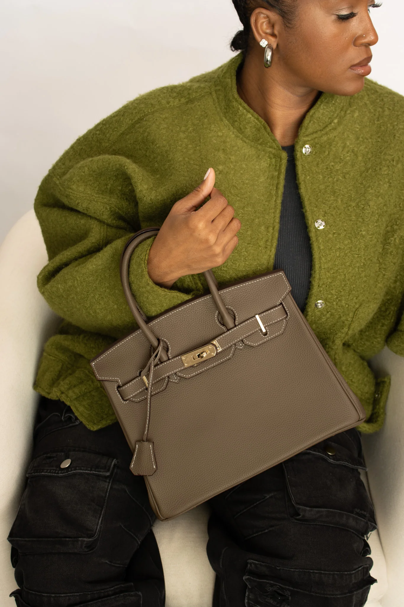 Sac à main Joelle Leather 30 - Peanutte