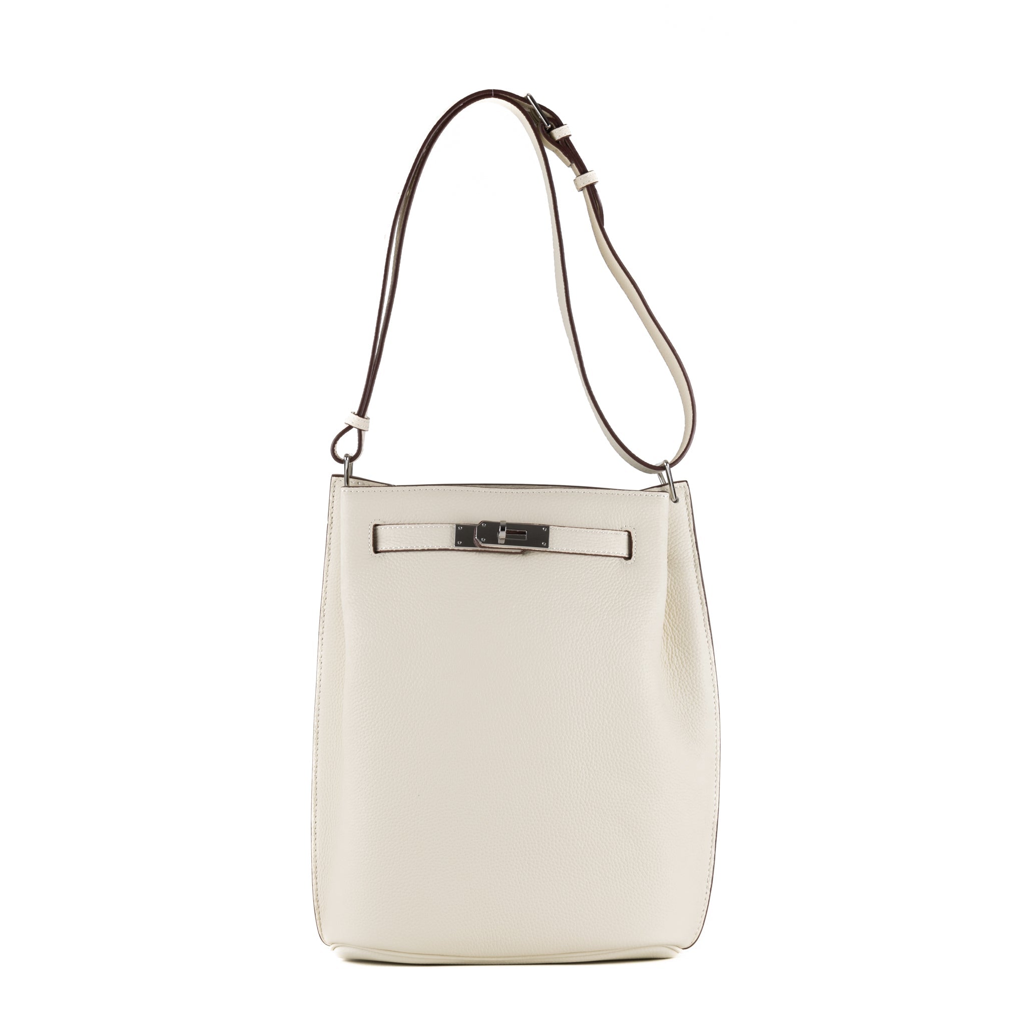 Sac à bandoulière en cuir Kortney 24 - Beige