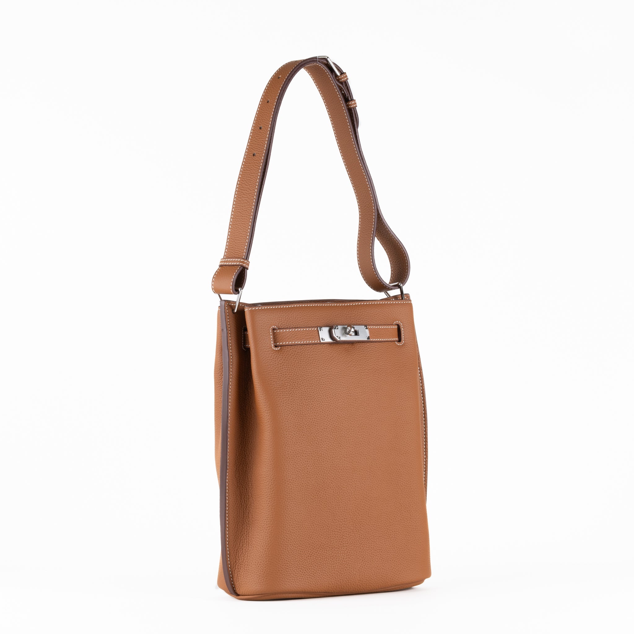 Sac à bandoulière en cuir Kortney 24 - Camel