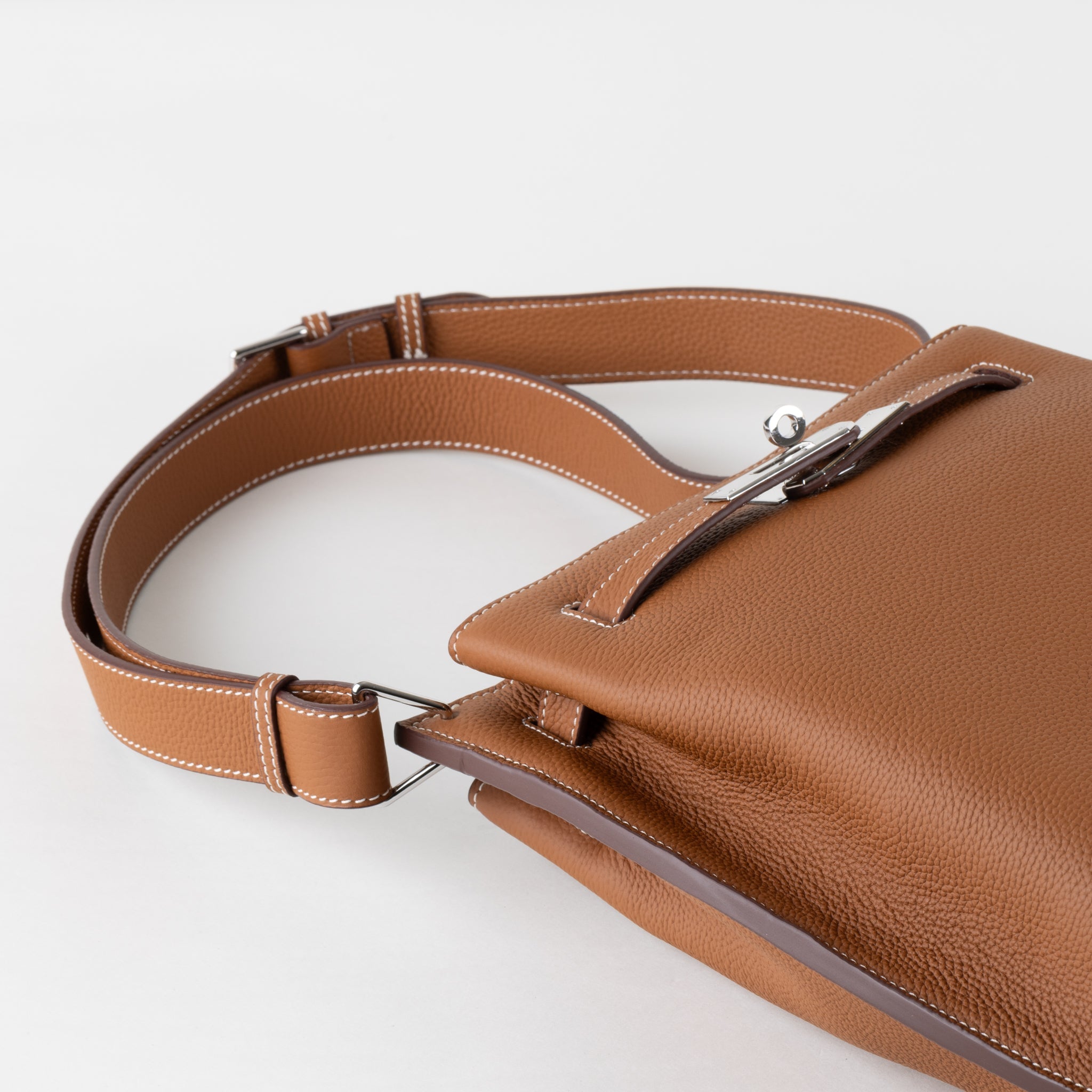 Sac à bandoulière en cuir Kortney 24 - Camel