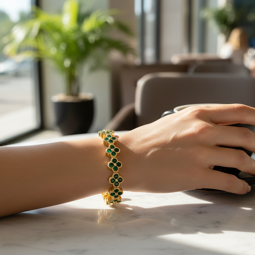 Letizia Bangle - Green