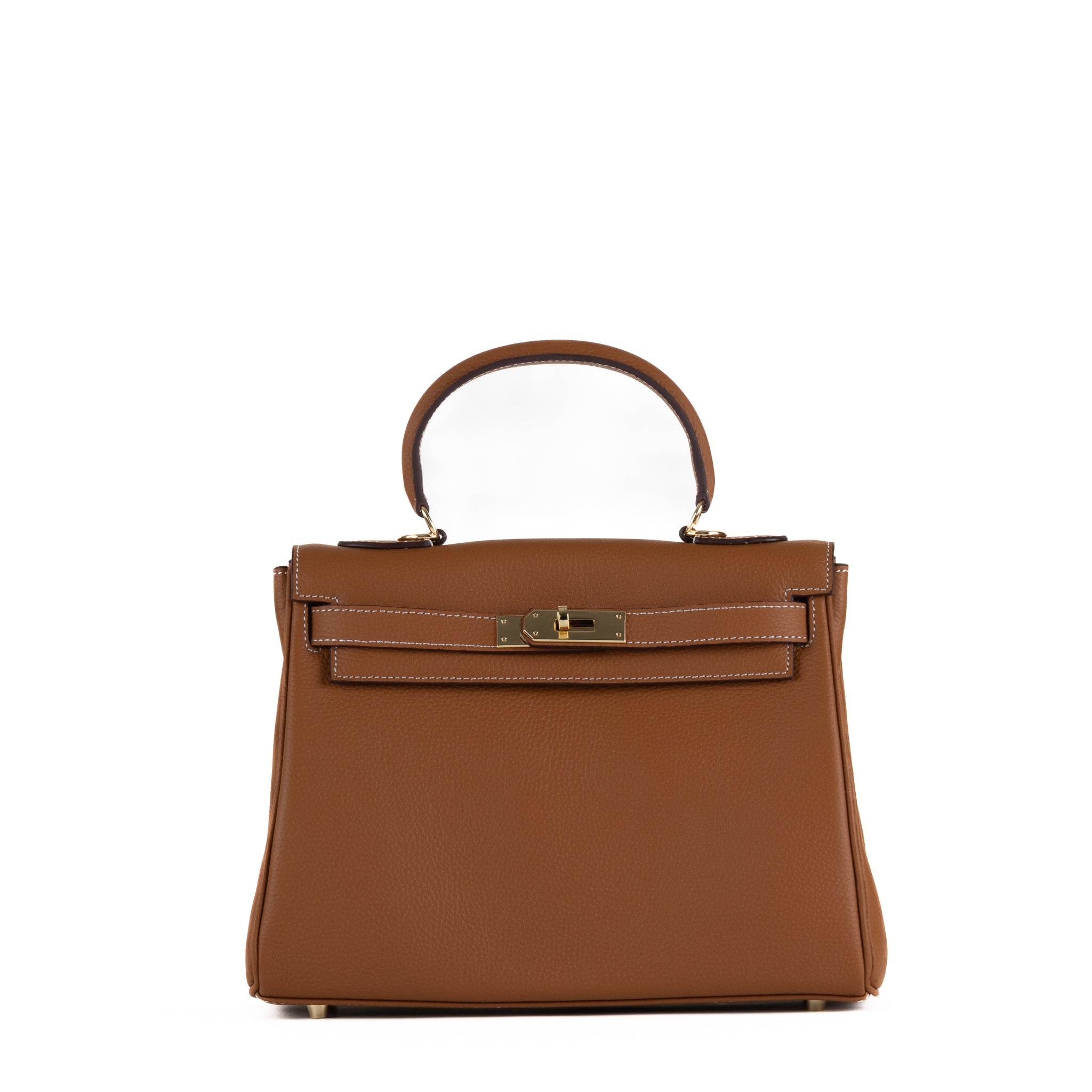 Lili Leather Handbag 28 - Brown