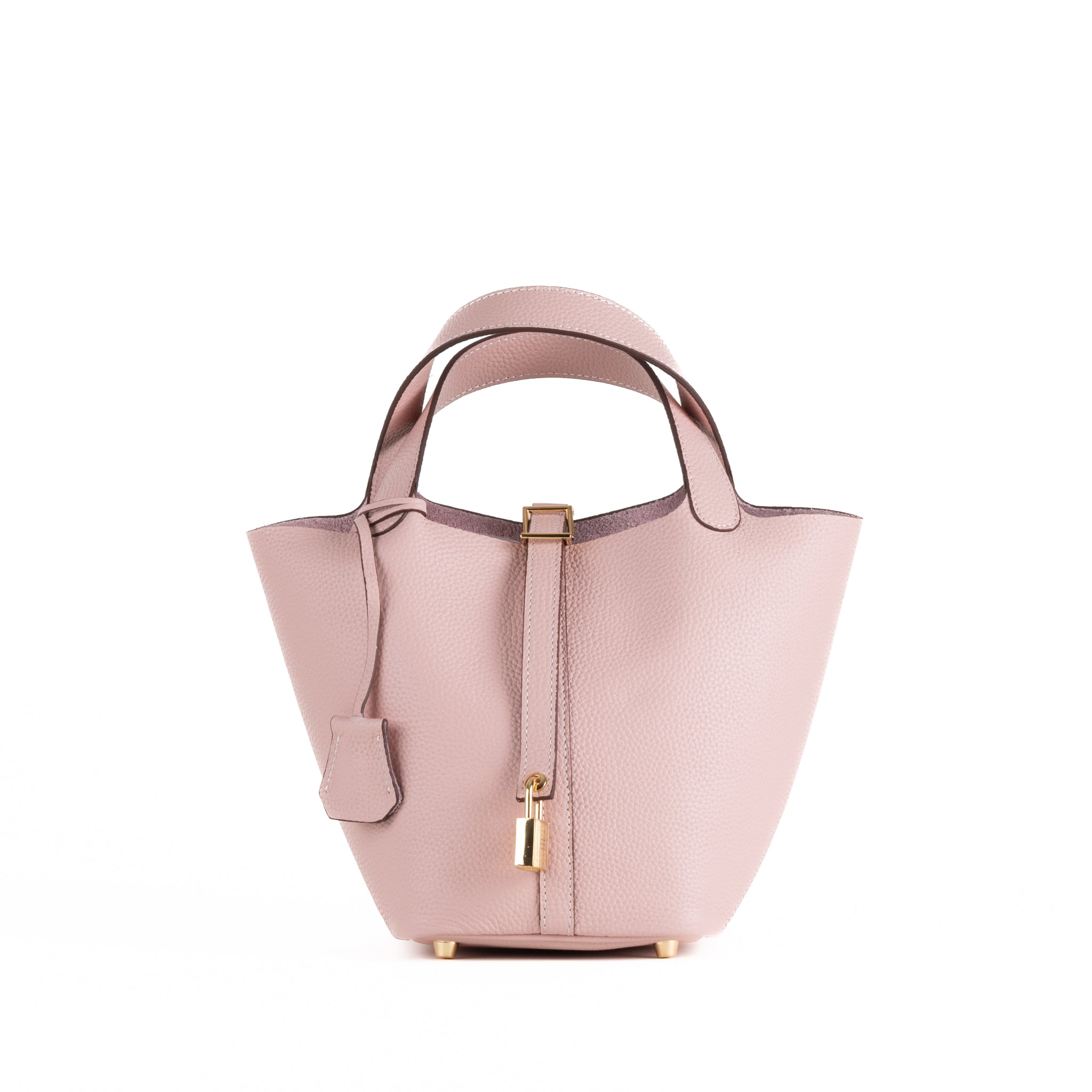 Lucie Leather Handbag 18 - Pink