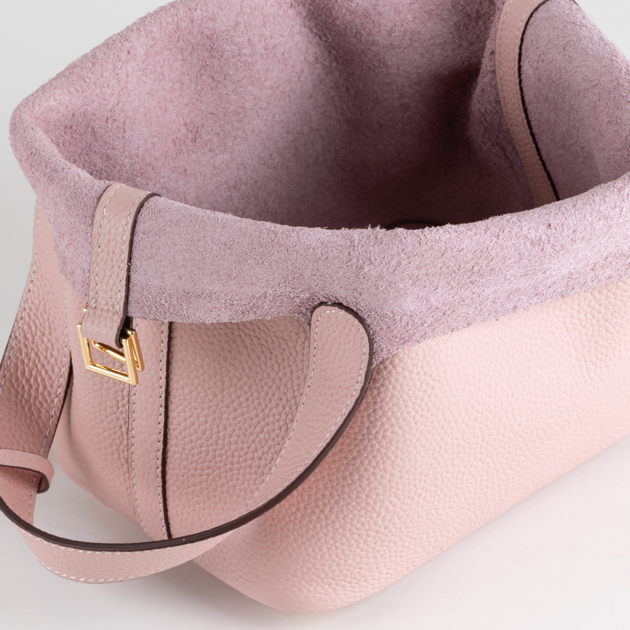 Sac à main Lucie en cuir 18 - Rose