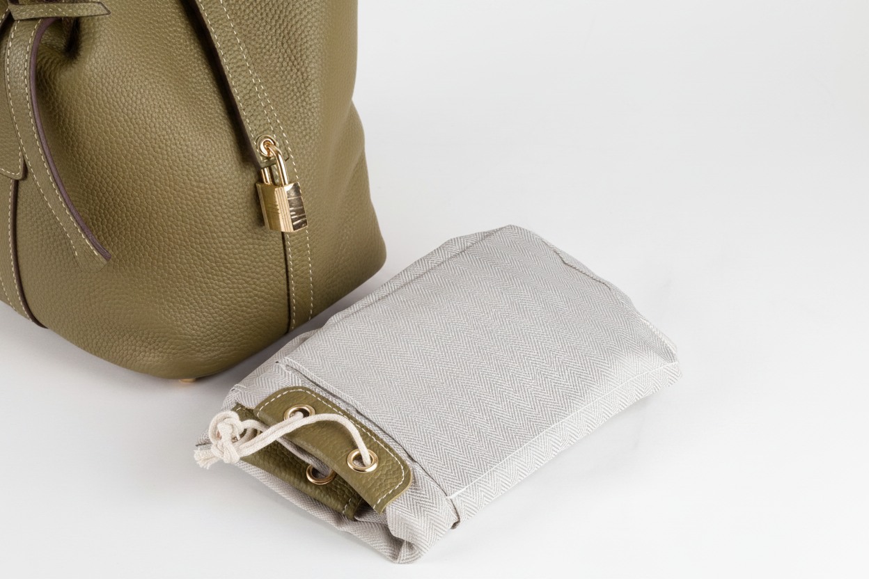 Lucie Leder Handtasche 18 - Camel