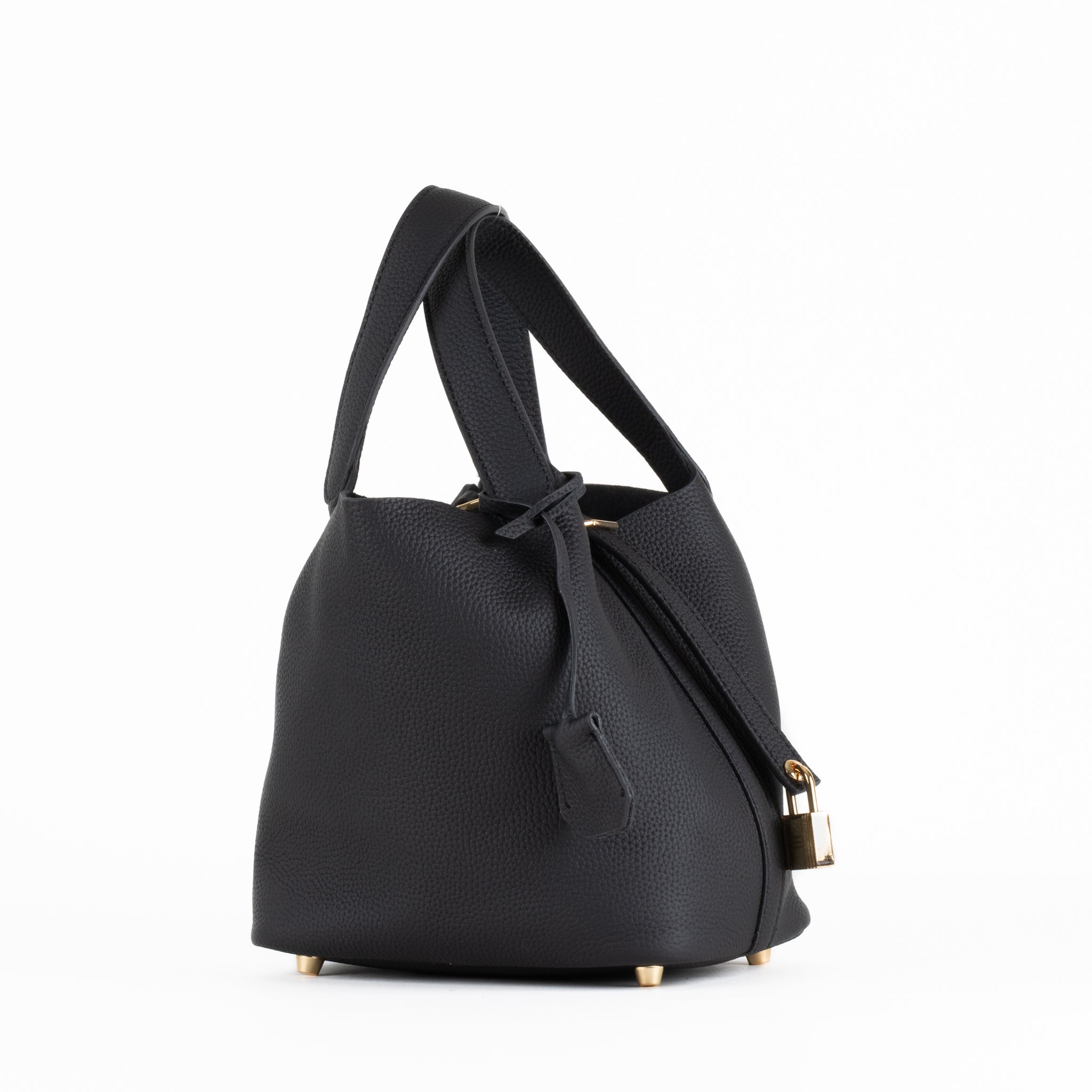 Lucie Leather Handbag 18 - Black