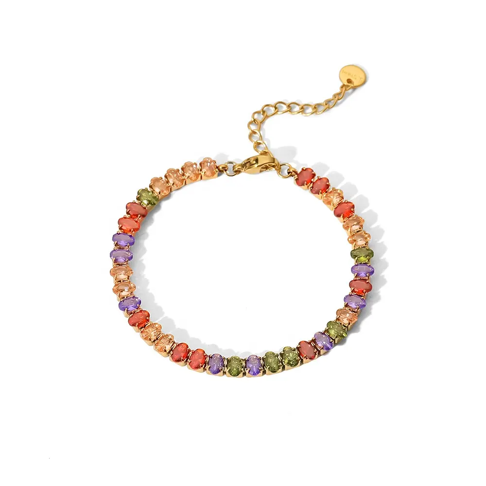 Mariela Rainbow Tennis Bracelet