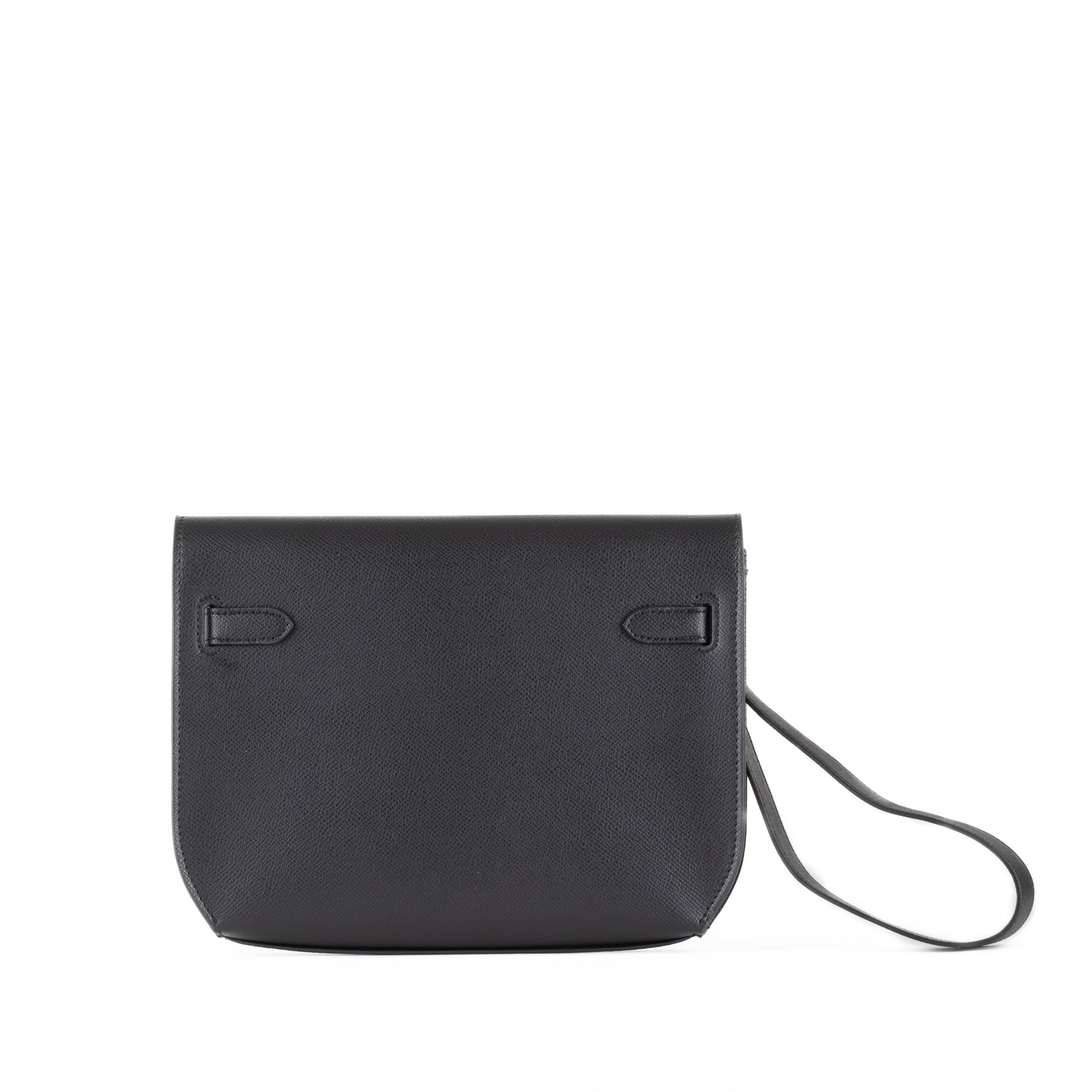 Mella Läder Clutch Väska 25 - Black