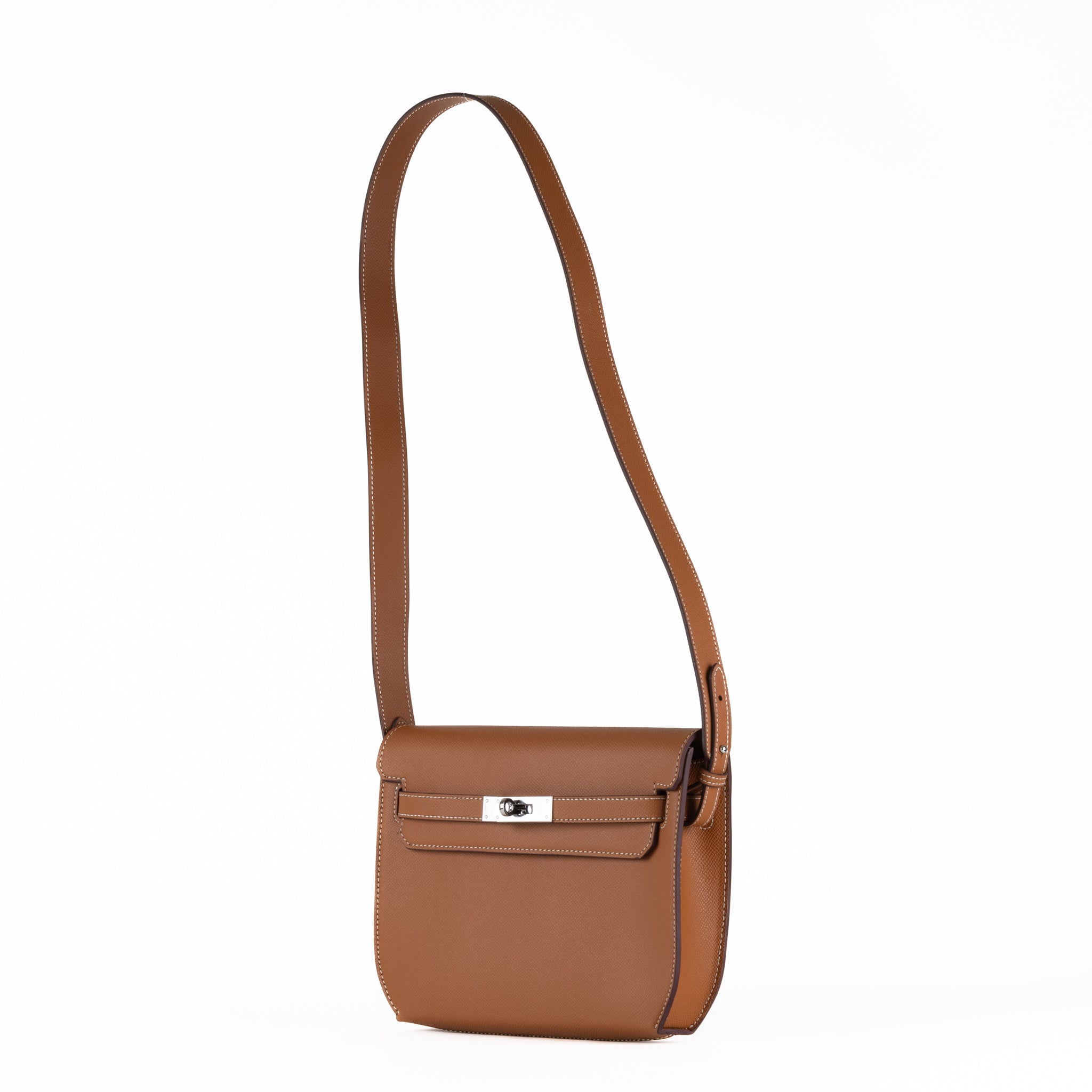 Medium Leather Clutch Bag 25 - Brown