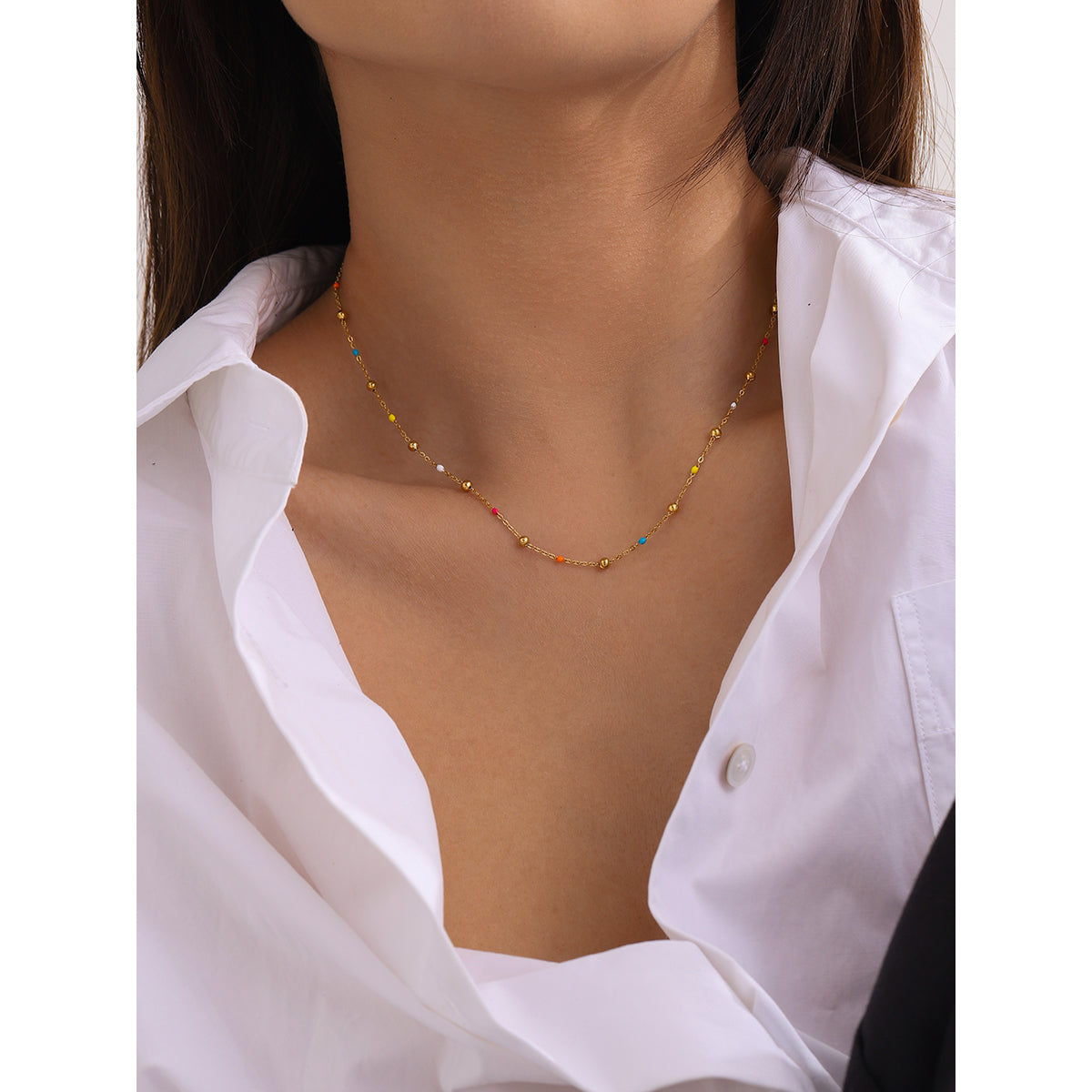 Multifärgad Halsband