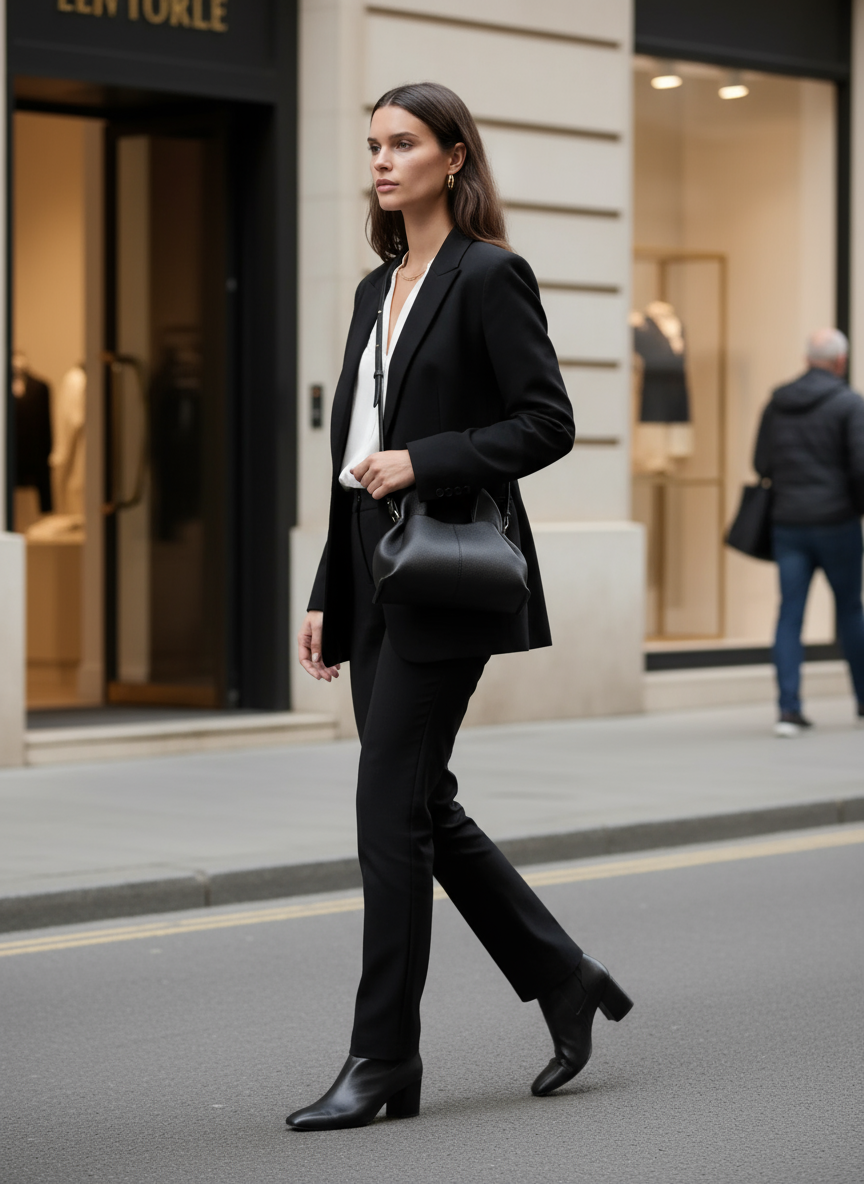 Wexford Petit Nahkainen Käsilaukku 24 - Musta