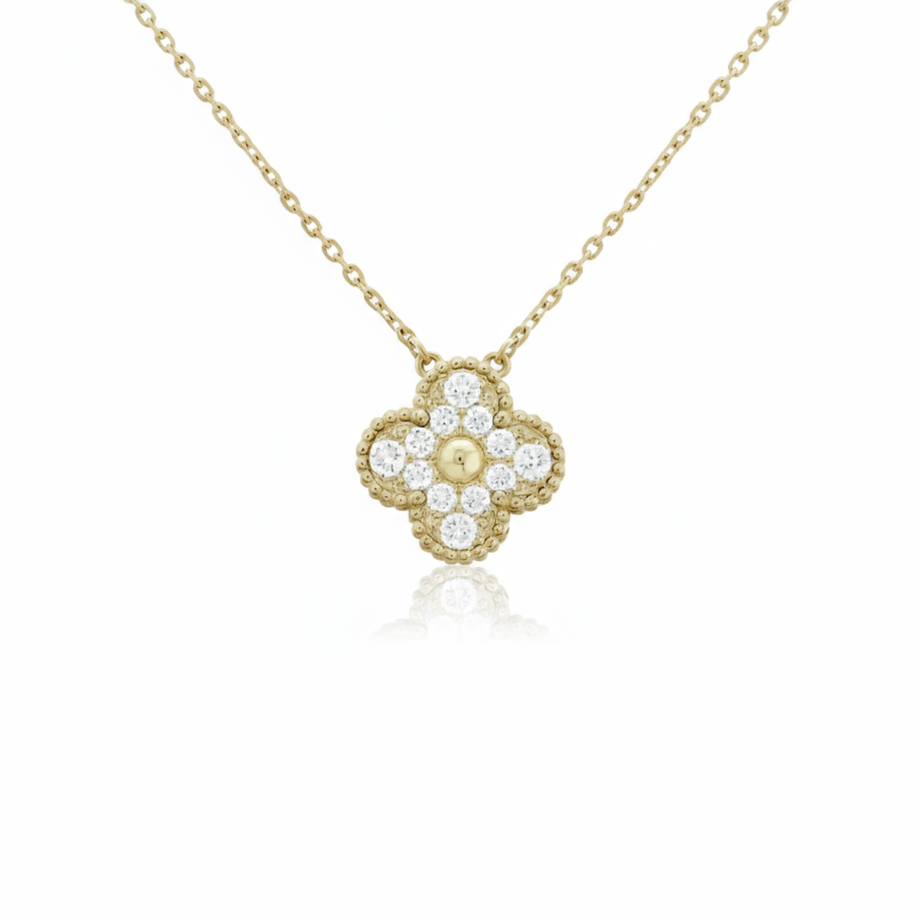 Alicia Fyrklöver Halsband