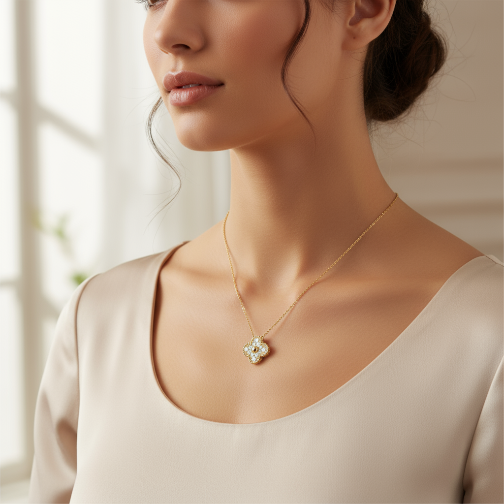 Alicia Fyrklöver Halsband