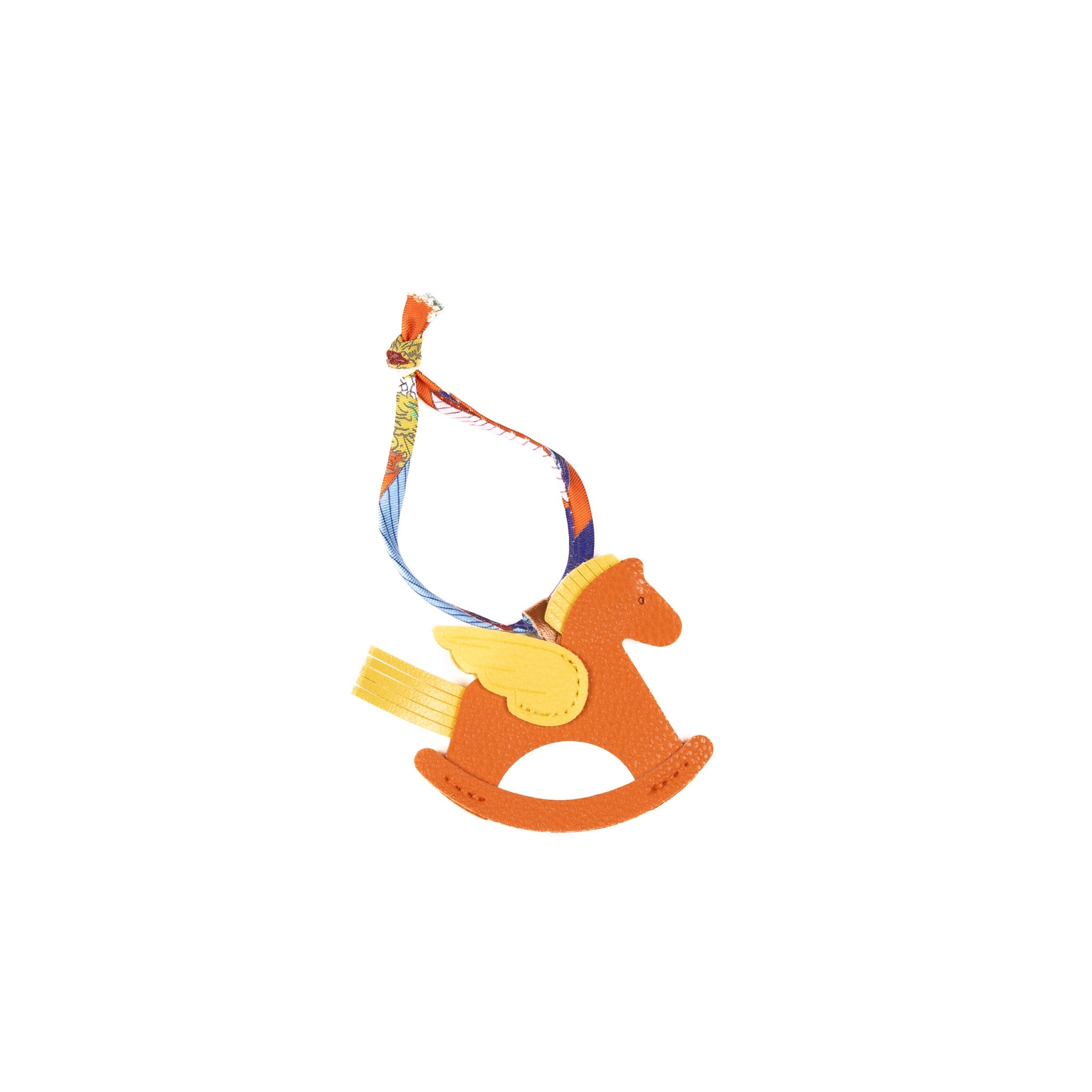 Charme de rodéo avec pendentif - orange