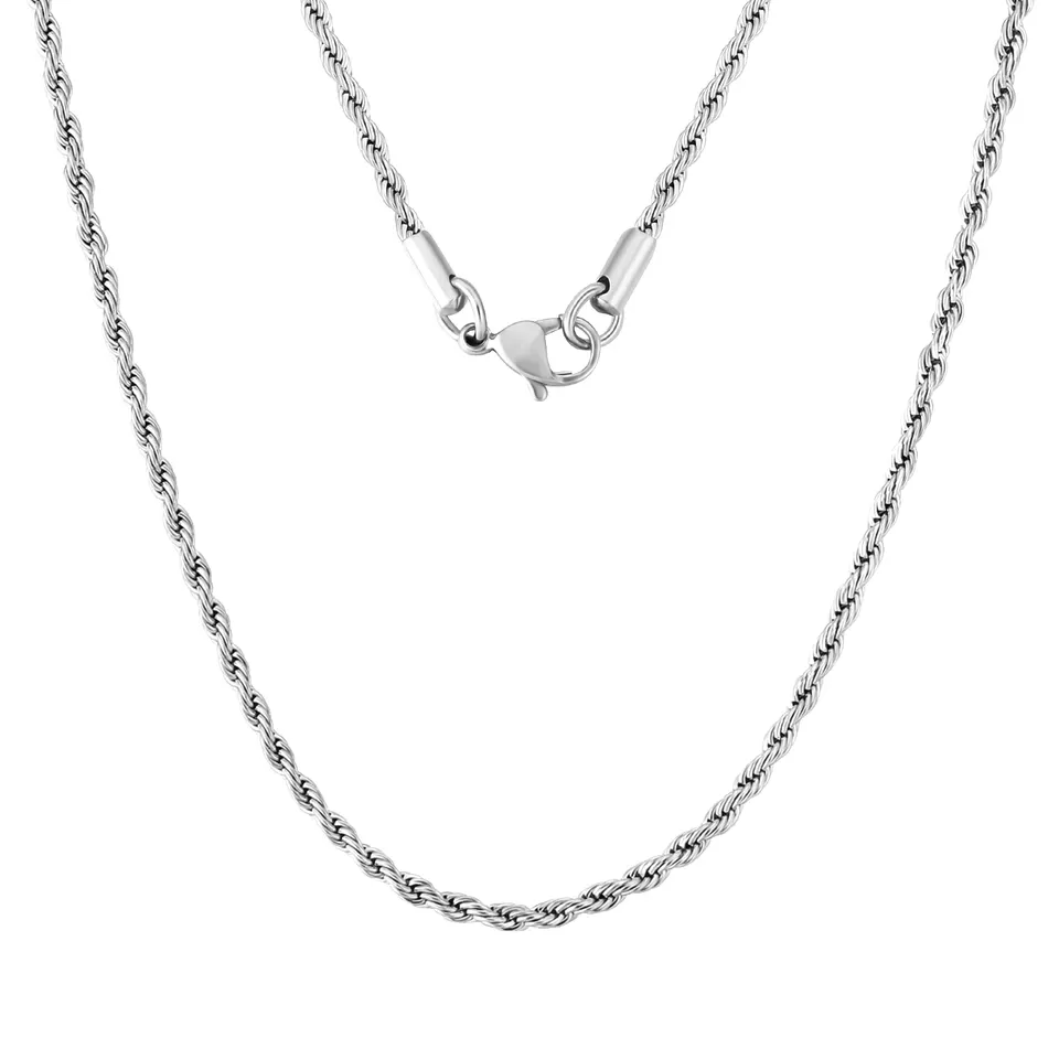 Collier Chaîne en Corde <tc>argent</tc> 4 mm/60 cm