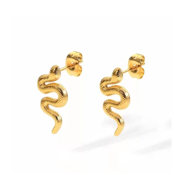 Boucles d'oreilles Serpent