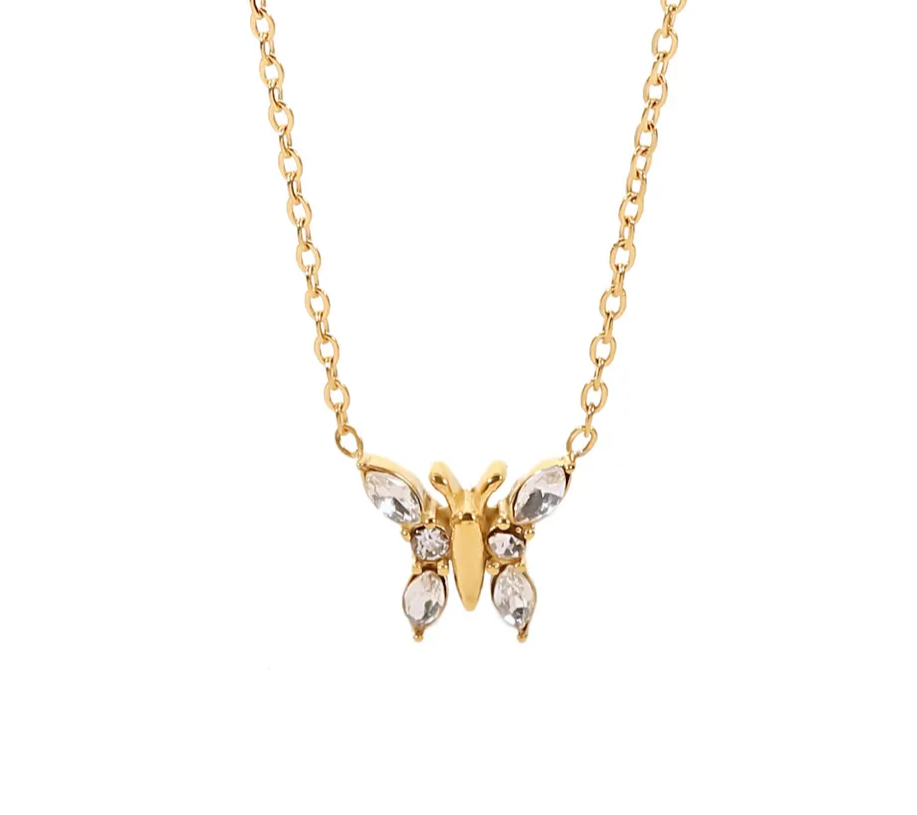 Collier Papillon Suna