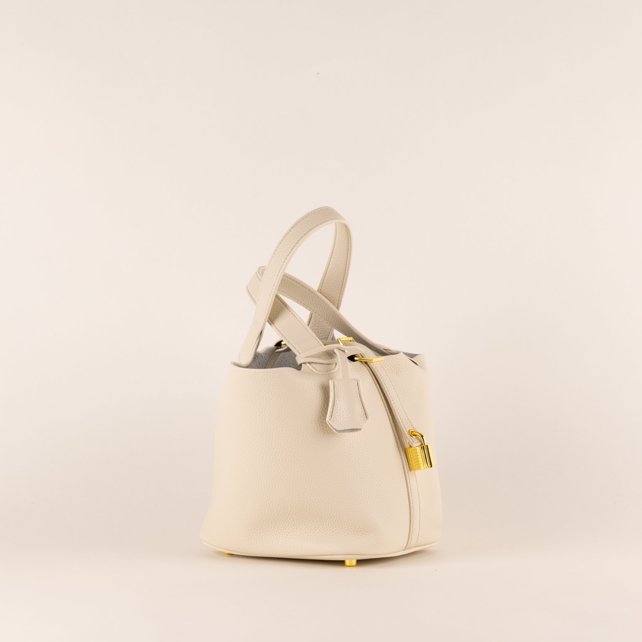 Sabine Leather Shoulder bag 20 - Crème