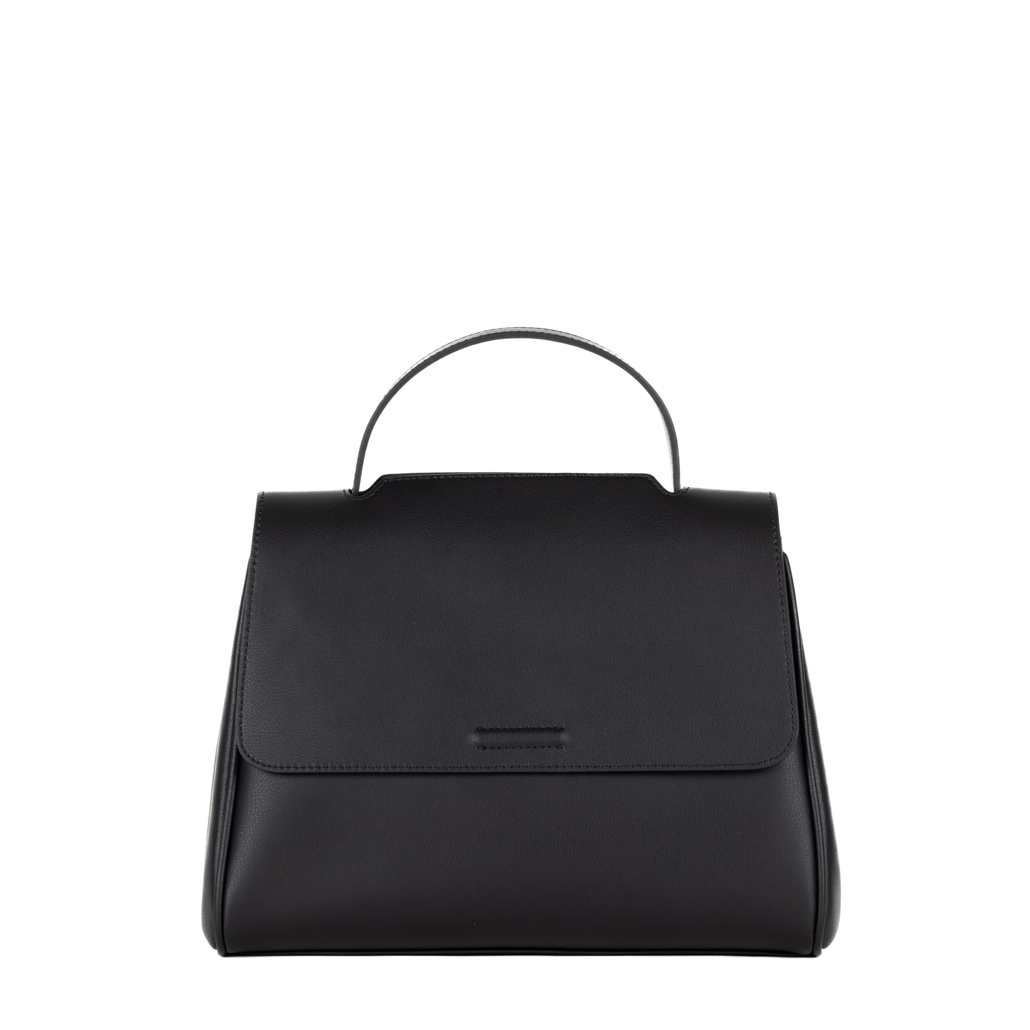 Sac à main en cuir Vanessa 28 - noir