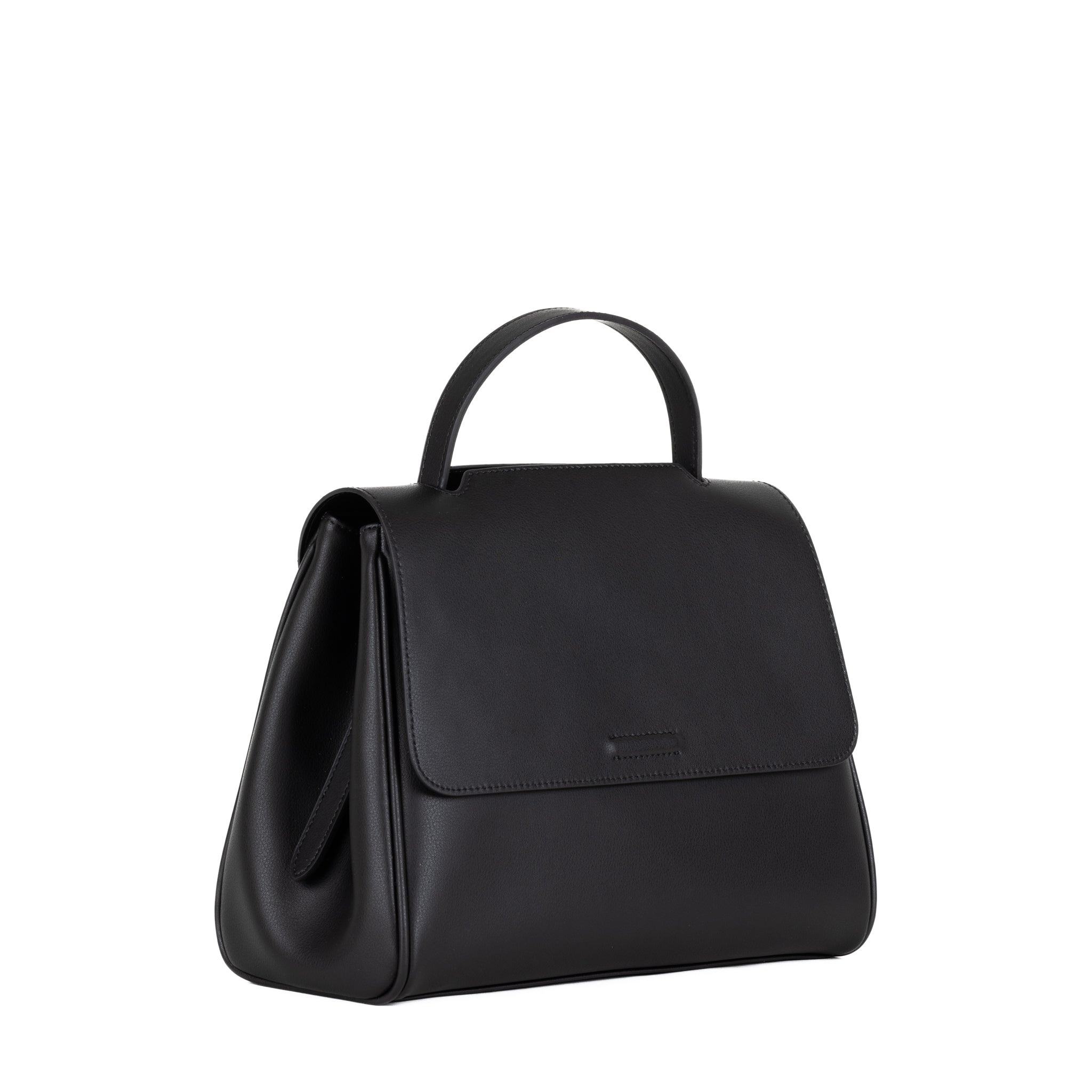 Vanessa Leather Handbag 28 - Black