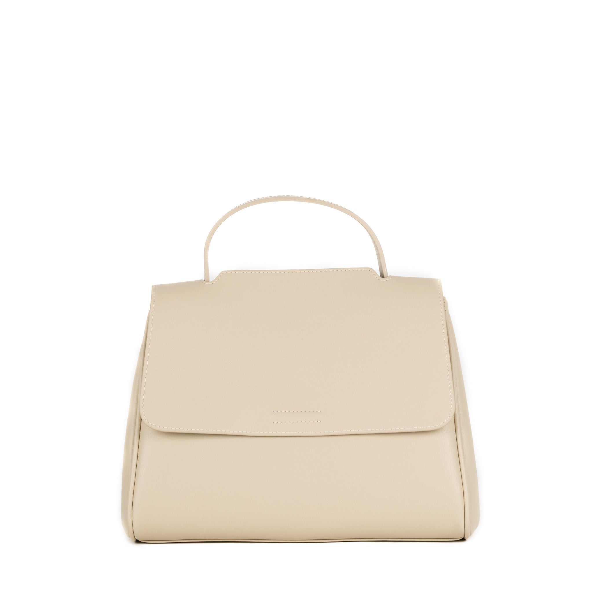 Vanessa Leather Handbag 28 - Cream