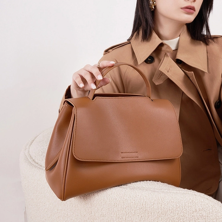 Sac à main en cuir Vanessa 28 - marron