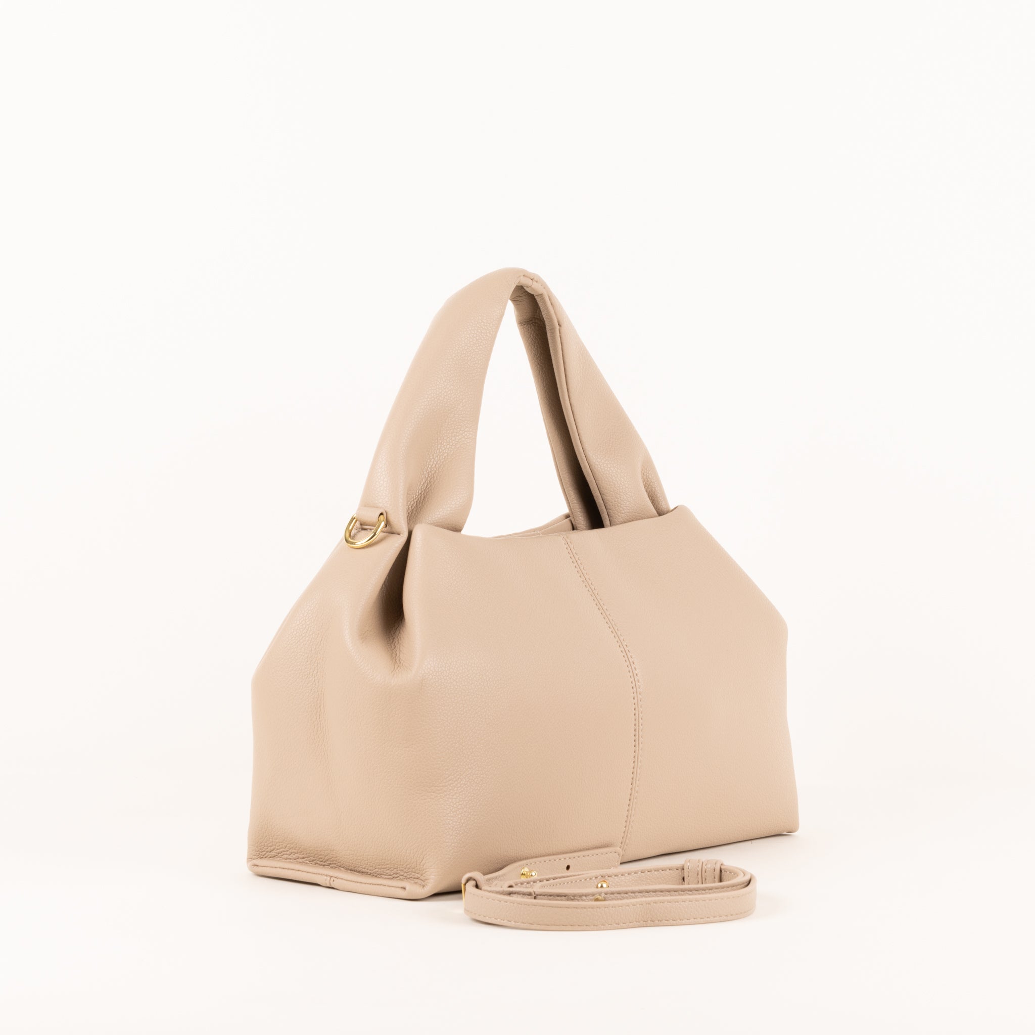 Sabine Leather Shoulder bag 20 - Crème