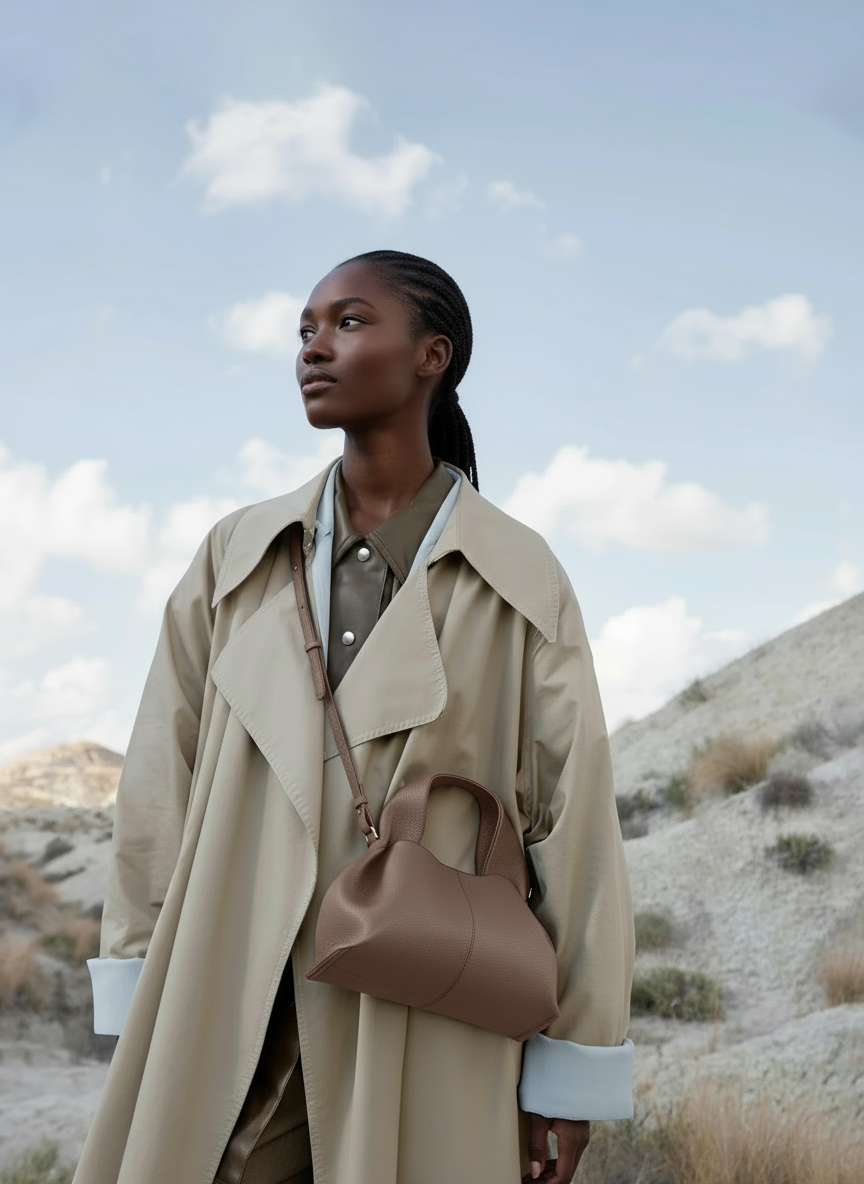 Wexford Petit Leder Handtasche 24 - Taupe