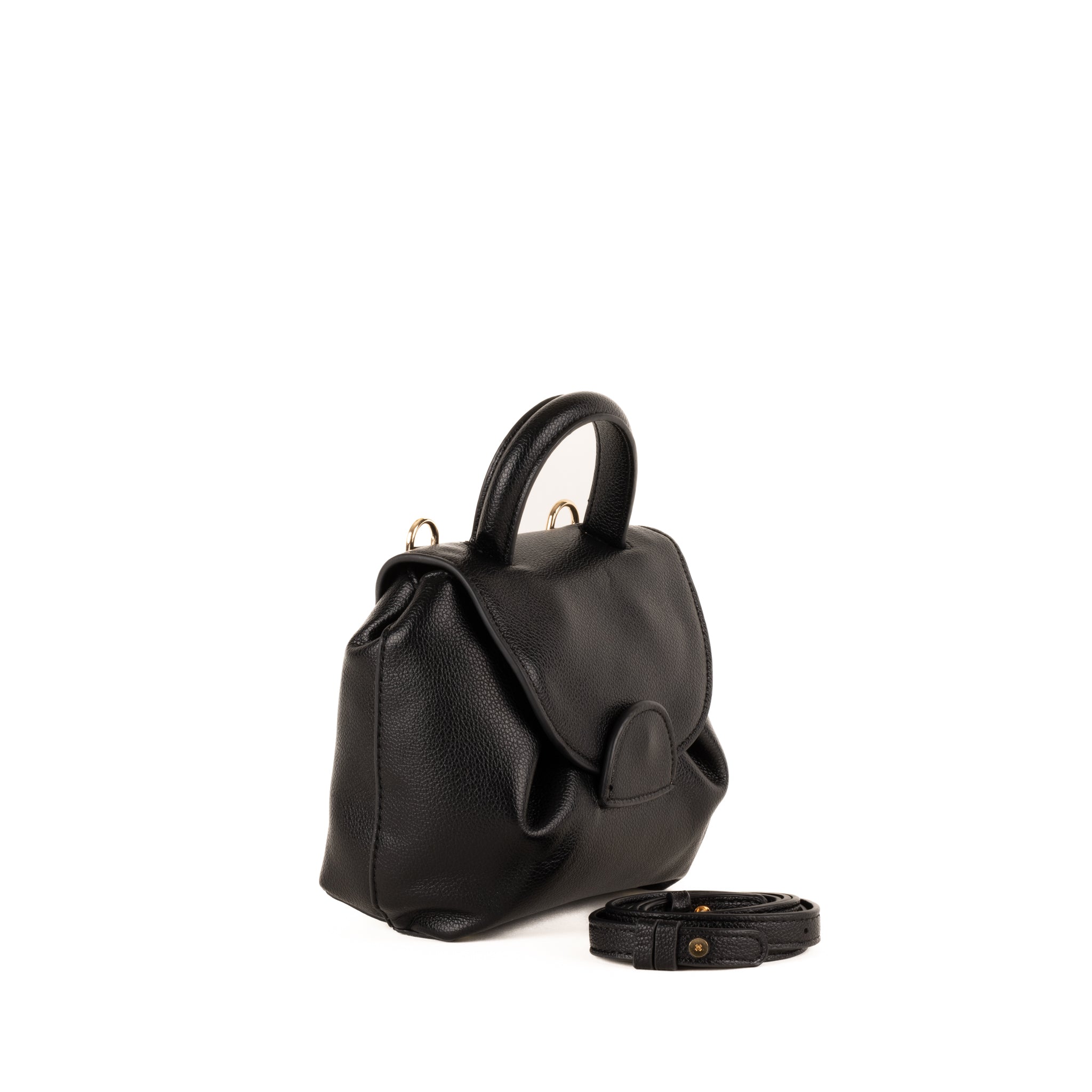 Sac porté épaule Sabine en cuir 20 - Crème