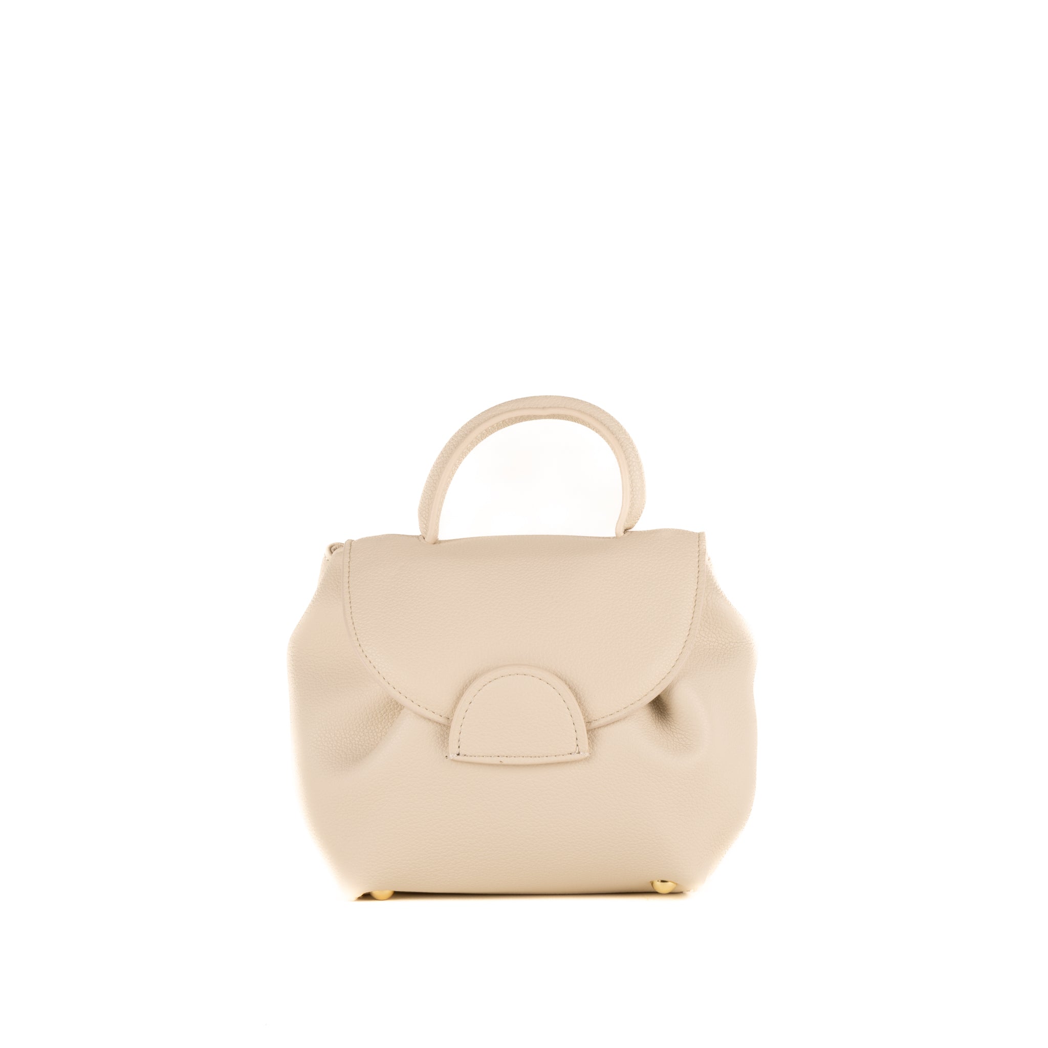 Sabine Leather Shoulder bag 20 - Crème