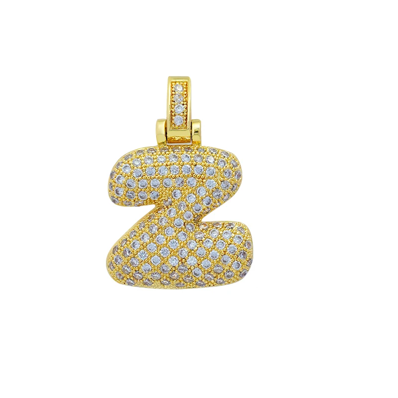 Charm Bokstav 'Z' med Stenar