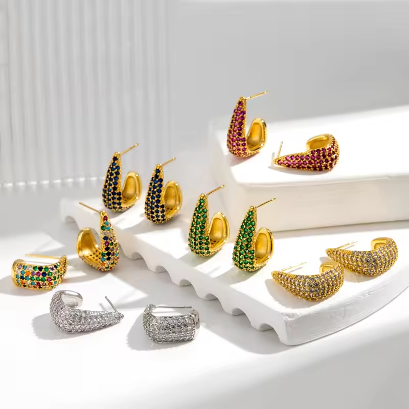 Boucles d'oreilles multiples Polly