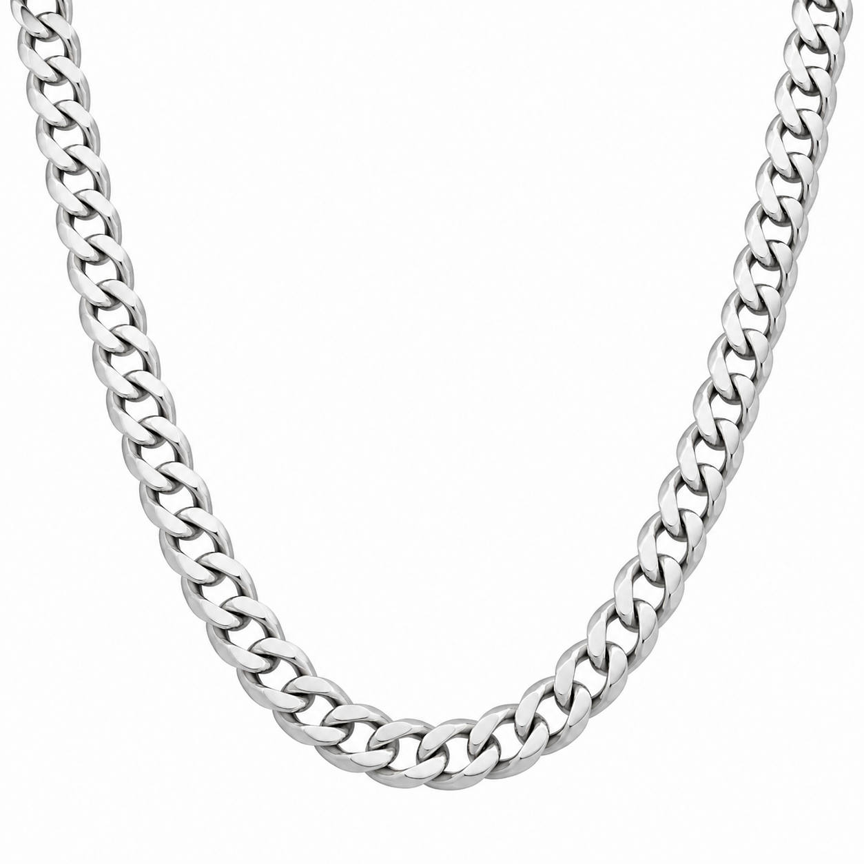 Virelli Halsband Pansarlänk - Silverfärgat - 7mm