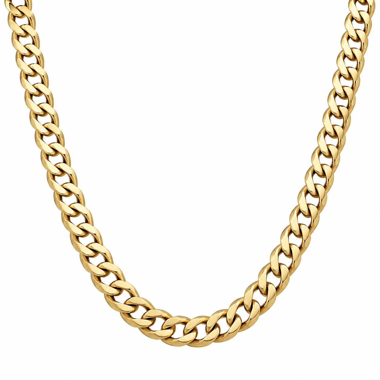 Virelli Halsband Pansarlänk - Guldfärgat - 7mm