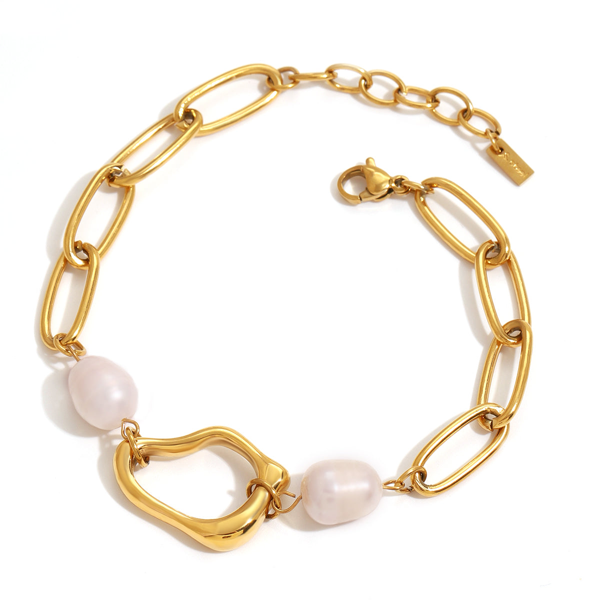 Éléonore Armband Silber weiße Farbe