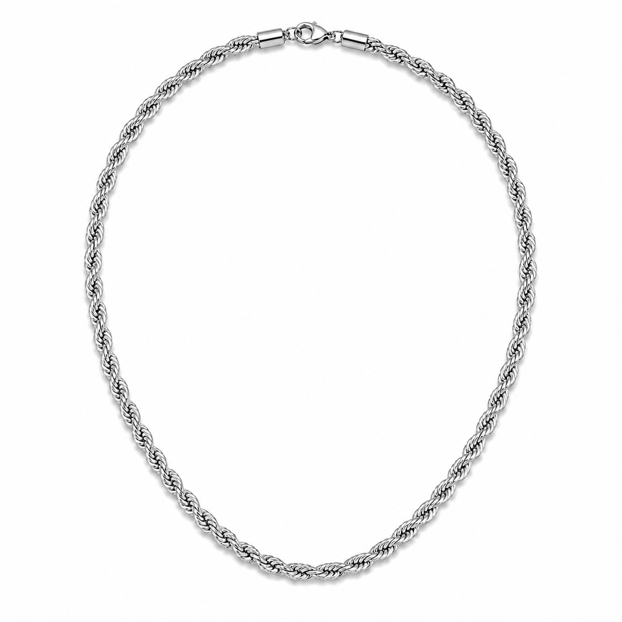 Aurelio Rope Halsband - Silverfärgat - 5mm
