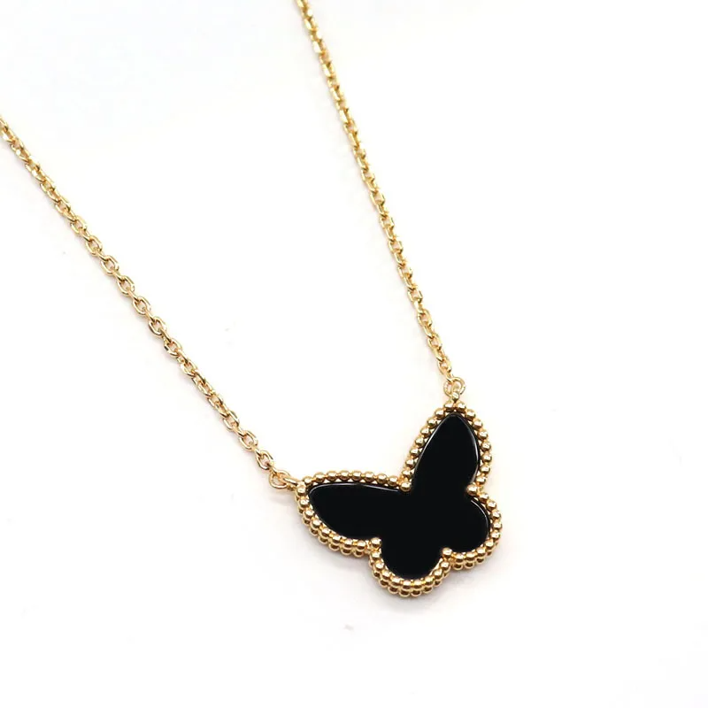 Papillon Black Necklace