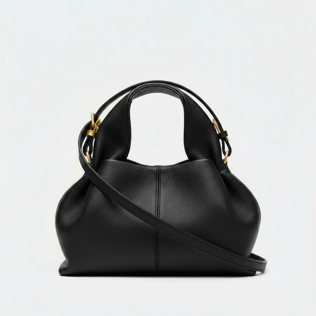 Wexford Petit Leder Handtasche 24 - Schwarz